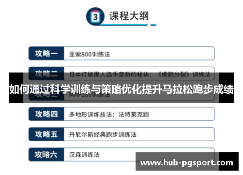 如何通过科学训练与策略优化提升马拉松跑步成绩